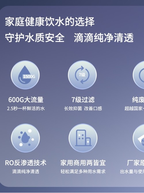 宏華水質(zhì)處理器防觸電更安全RO反滲透過(guò)濾凈化奶茶店節(jié)能JS600 宏華水質(zhì)處理器防觸電更安全RO反滲透過(guò)濾凈化奶茶店節(jié)能JS600